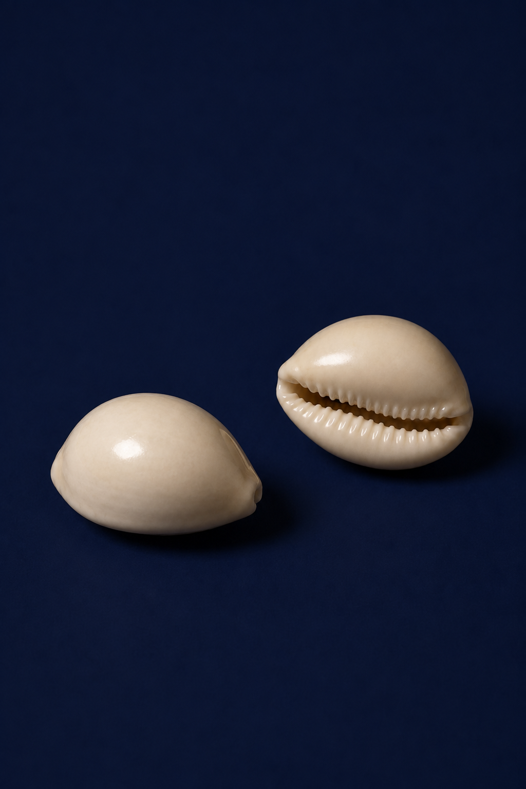Two cowrie shells